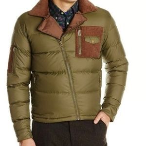 Gant Olive and Brown Puffer Jacket